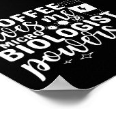 微生物学コーヒ与えー私微生物学力 ポスター (角)