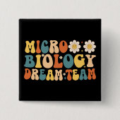微生物学ドリームチーム 缶バッジ (正面)
