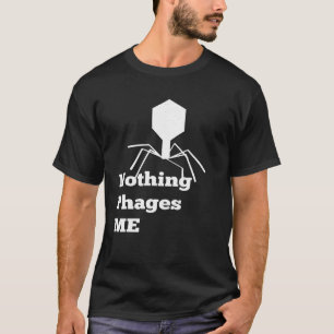 微生物学バクテリオファージTシャツノーファージ Tシャツ