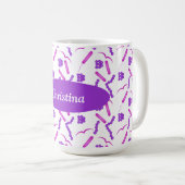 微生物学パーソナライズされたの コーヒーマグカップ (正面右)