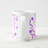 微生物学パーソナライズされたの ジャンボコーヒーマグカップ (裏面)