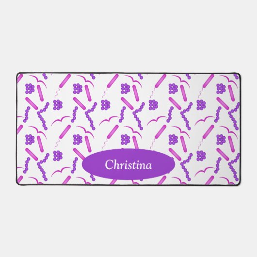 微生物学パーソナライズされた デスクマット (正面)