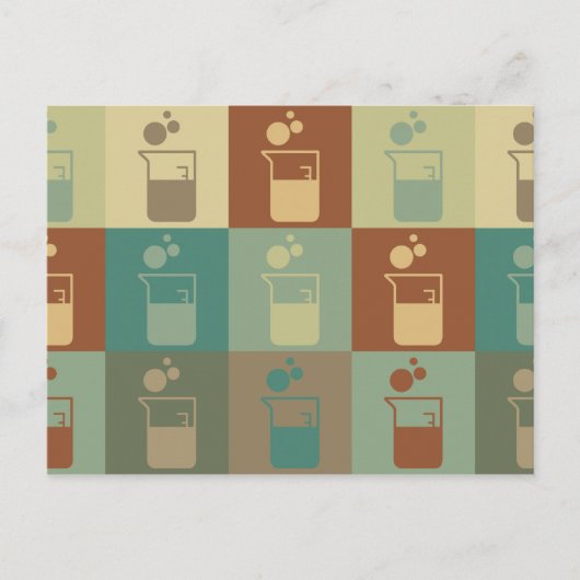 微生物学ポップアート ポストカード (正面)