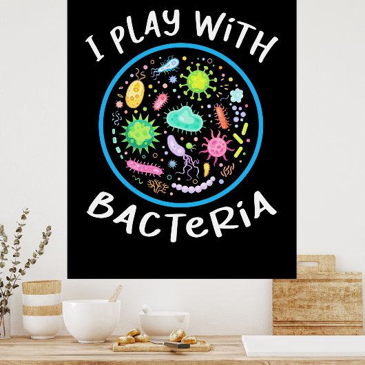 微生物学先生 ポスター (キッチン)