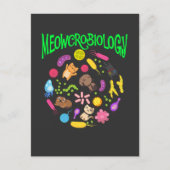 微生物学猫好き科学者かわいい子猫 ポストカード (正面)