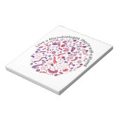 微生物学者を愛する ノートパッド (回転)