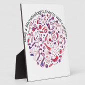 微生物学者を愛する フォトプラーク (側面)