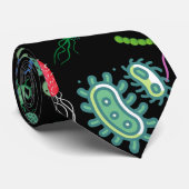 微生物学者パターン ネクタイ (ロール)