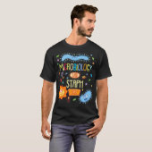 微生物学者微生物学研究所スタフ・オンル Tシャツ (正面フル)