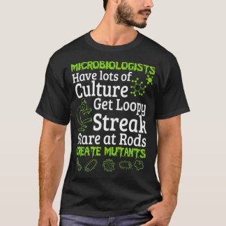 微生物学者微生物学T Tシャツ