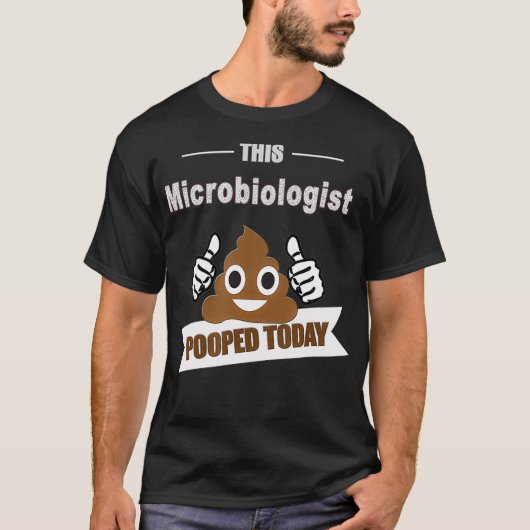 微生物学者贈与ウンチおもしろいArytic Microbio Tシャツ (正面)