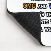 微生物学者…OMG WTFロール マウスパッド (コーナー)