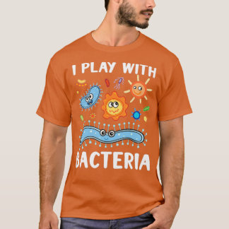 微生物学者Microbiology Lab Staphギフトアイディア4 Tシャツ