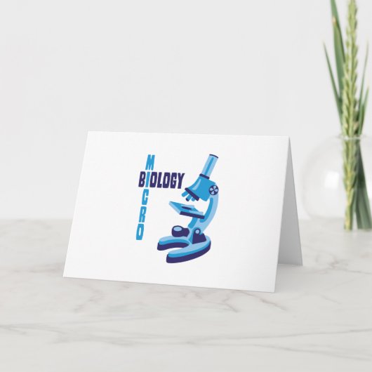 微生物学 カード (正面)