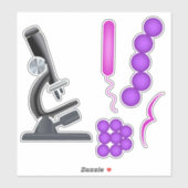 微生物学 シール (シート)