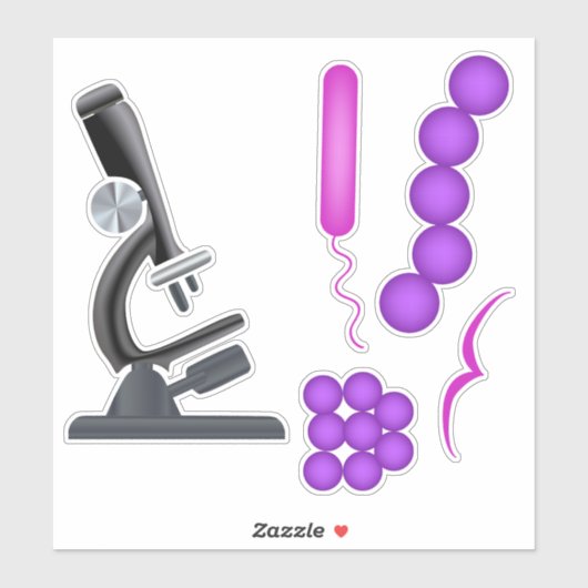 微生物学 シール (シート)