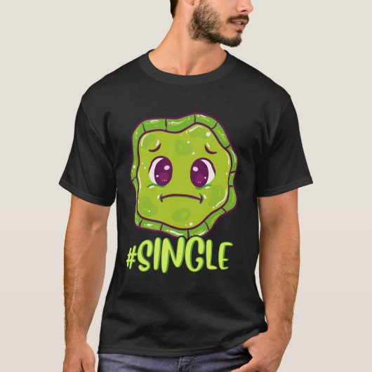微生物独身の生物学生物学系科学微生物群 Tシャツ (正面)