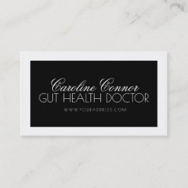 微生物研究科学者白黒 はっきりした 名刺