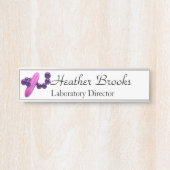 微生物論をテーマにした サインプレート (正面)