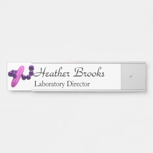 微生物論をテーマにした サインプレート (正面)