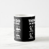 微生物6私が暇な時にやること コーヒーマグカップ (中央)