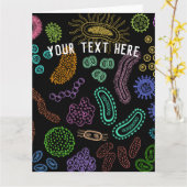 微生物 カード (黄色い花)