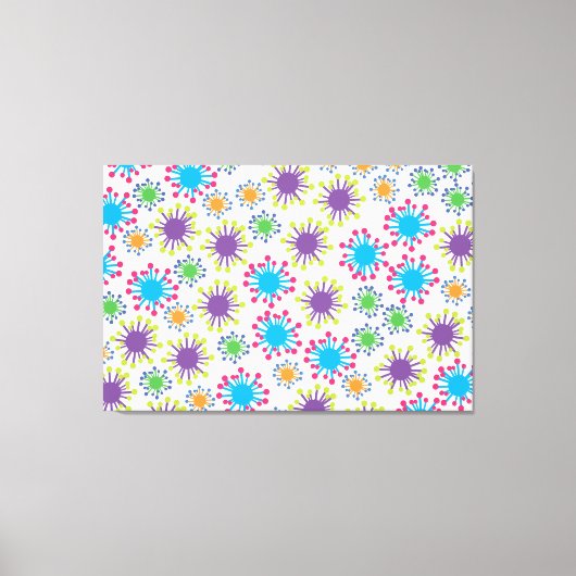 微生物 キャンバスプリント (正面)