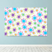 微生物 キャンバスプリント (インサイチュ (ウッドフロア))