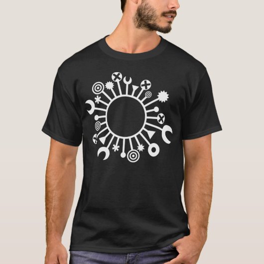 微生物 - ホワイト Tシャツ (正面)