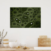 微生物 ポスター (キッチン)