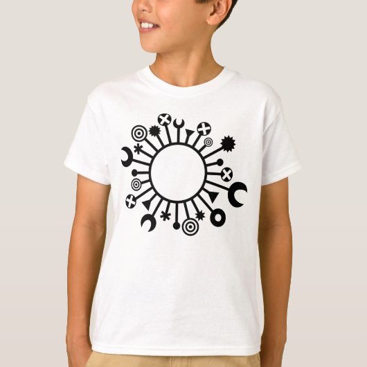 微生物 – 黒 Tシャツ (正面)