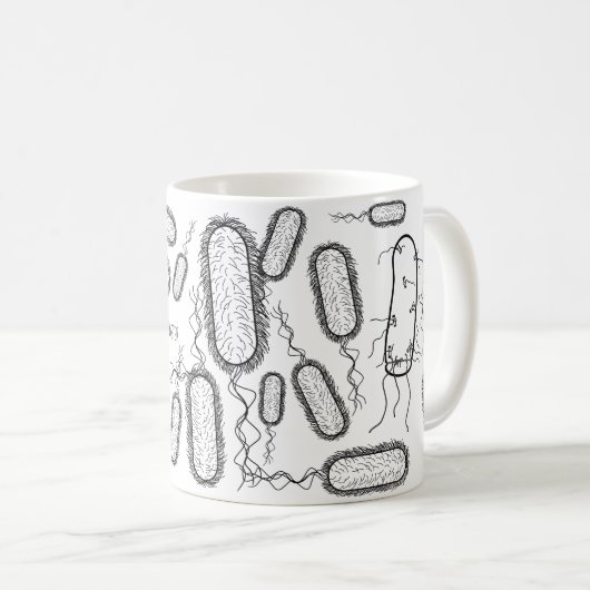 微生物Imposterのマグの完全なグラフィック コーヒーマグカップ (正面右)