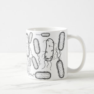 微生物Imposterのマグの完全なグラフィック コーヒーマグカップ