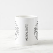 微生物Imposterのマグ コーヒーマグカップ (中央)