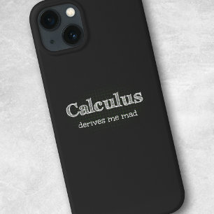 微積分が私に不機嫌数学ユーモアを導く iPhone 13ケース