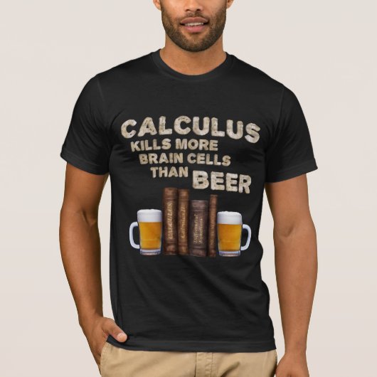 微積分のユーモアTシャツ Tシャツ (正面)