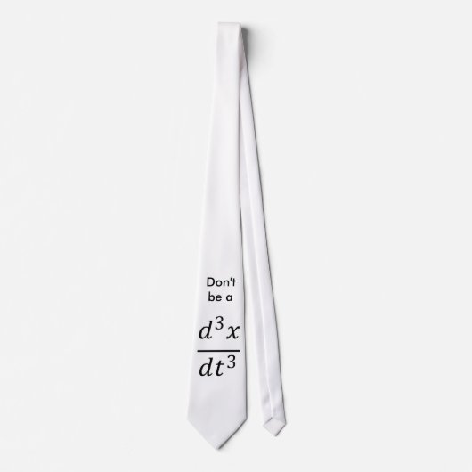 微積分の冗談 ネクタイ (正面)