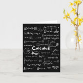 微積分の基本公式をマスターする 数学の天才 カード (黄色い花)
