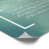 微積分の基本定理 – 数学ポスター ポスター (角)