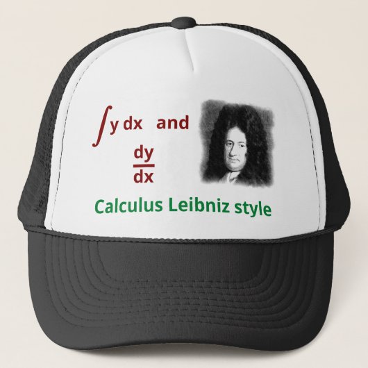 微積分のLeibnizのスタイル キャップ (正面)