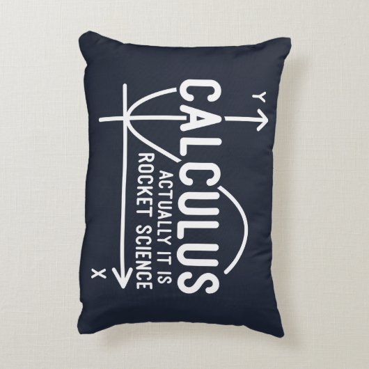 微積分は実際にそのロケット科学おもしろい数学 アクセントクッション (裏面(縦))