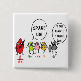 微積分ボタン5 缶バッジ