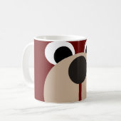 微笑くま コーヒーマグカップ (正面左)