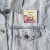 微笑する理由が常にあります 缶バッジ (インサイチュ)