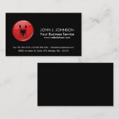 微笑のアルバニアの旗 名刺 (正面/裏面)