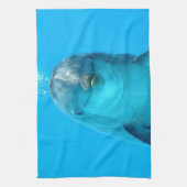 微笑のイルカ キッチンタオル (縦)