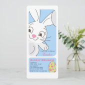 微笑のイースターのウサギの招待状 招待状 (スタンド正面)