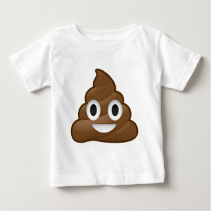 微笑のウンチEmoji ベビーTシャツ
