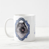 微笑のオランダ人男性のマグ コーヒーマグカップ (左)