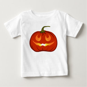 微笑のカボチャ ベビーTシャツ